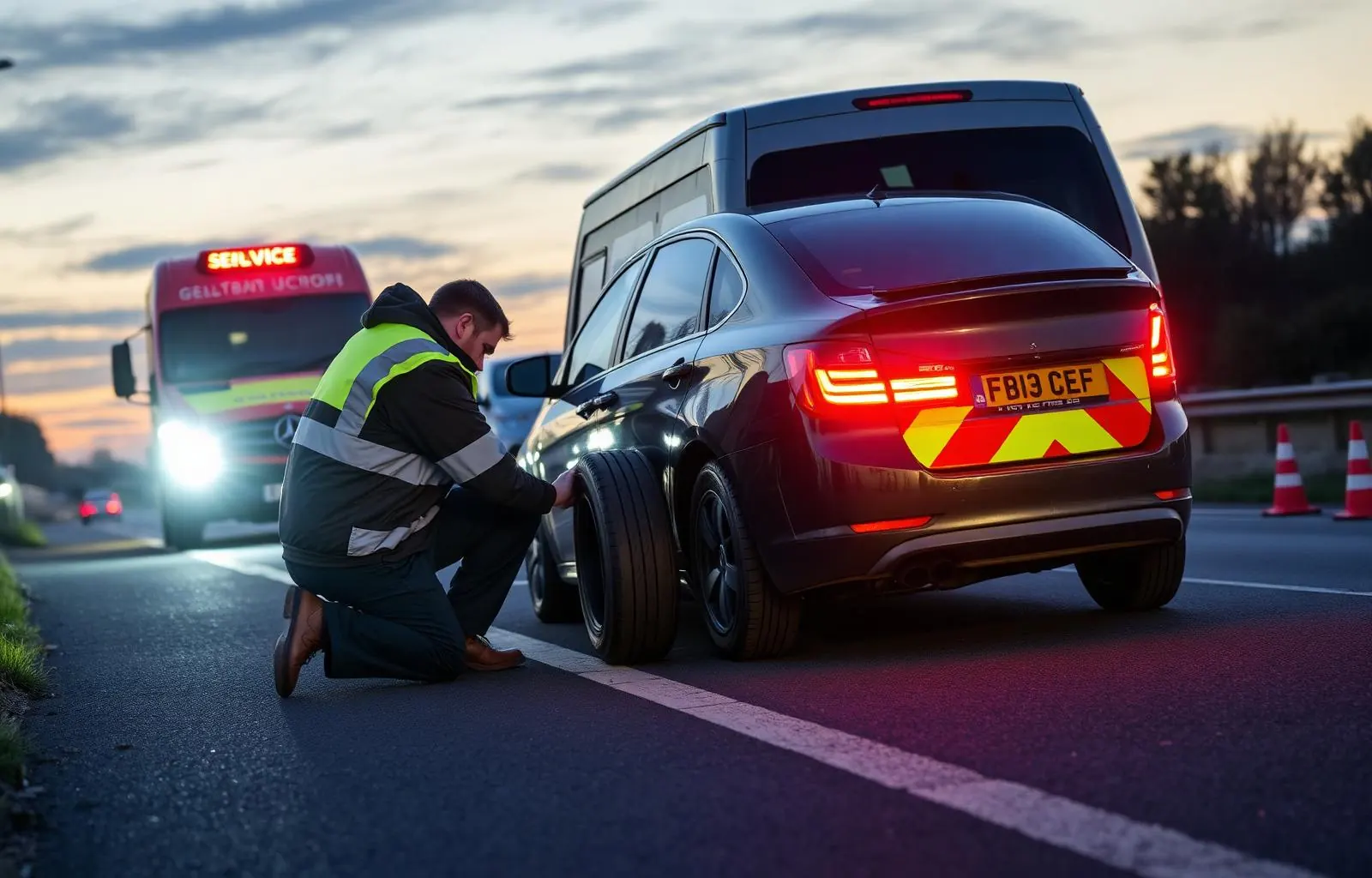 Roadside Tyre Assistance in London