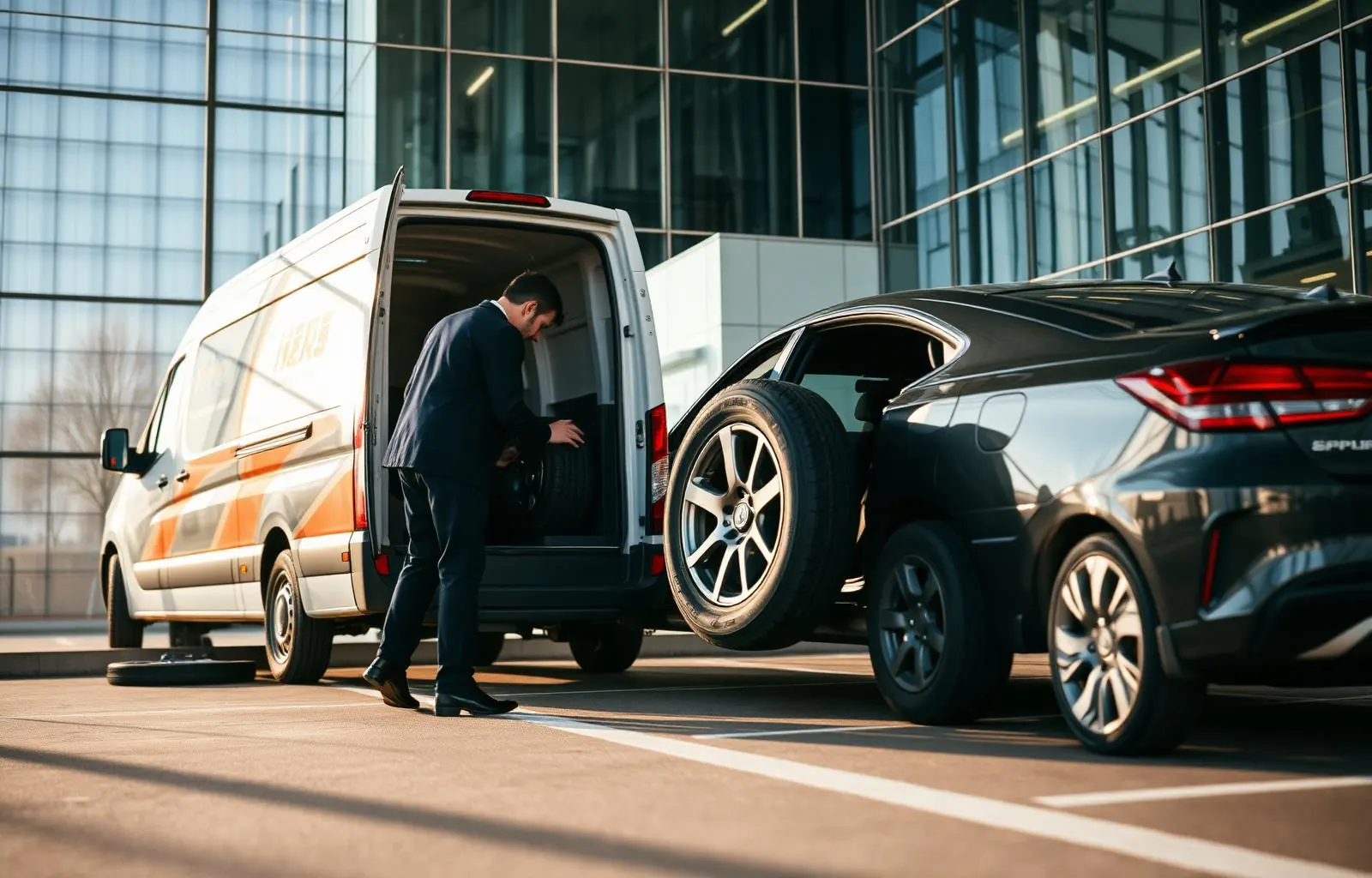 Workplace Tyre Fitting in London